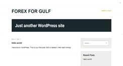 Desktop Screenshot of forex4gulf.com
