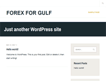 Tablet Screenshot of forex4gulf.com